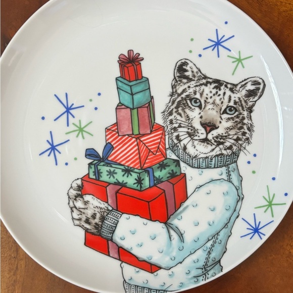 Set of 2 West Elm Rachel Kozlowski Dapper Animal Plates | 8.75” diameter - Picture 4 of 6